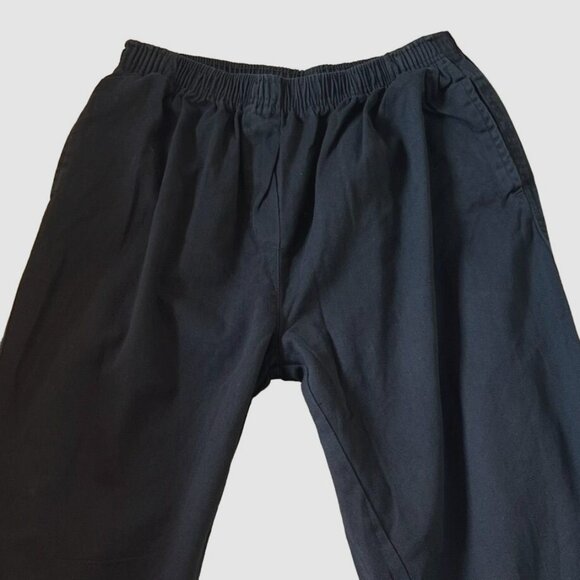 Woman Within Classic Fit Black Jeans Size 16W Pull On Cotton Pants - Picture 2 of 7